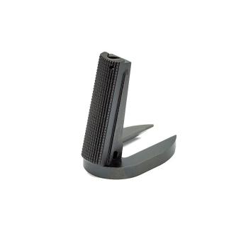 Eemann Tech Two Pieces Magwell for 1911, 25lpi Checkered Black
