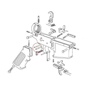 ET Eemann Tech Trigger and Hammer Pin for AR-15