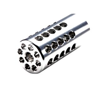 Tactical Solutions 10/22 X-Ring .920 inch Diameter Compensator Silver