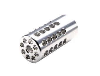 Tactical Solutions Trail-Lite .900 inch OD Compensator Silver