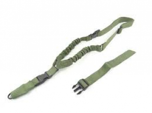One Point Bungee Rifle Sling Green