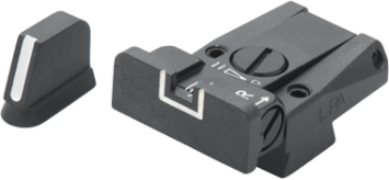 LPA Adjustable Sight Set for CZ 75, 75B, 85, P07 Duty For models with dovetail front sights