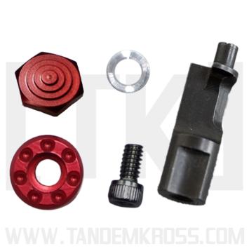 Tandemkross Titan Extended Magazine Release for Ruger MKIV Red